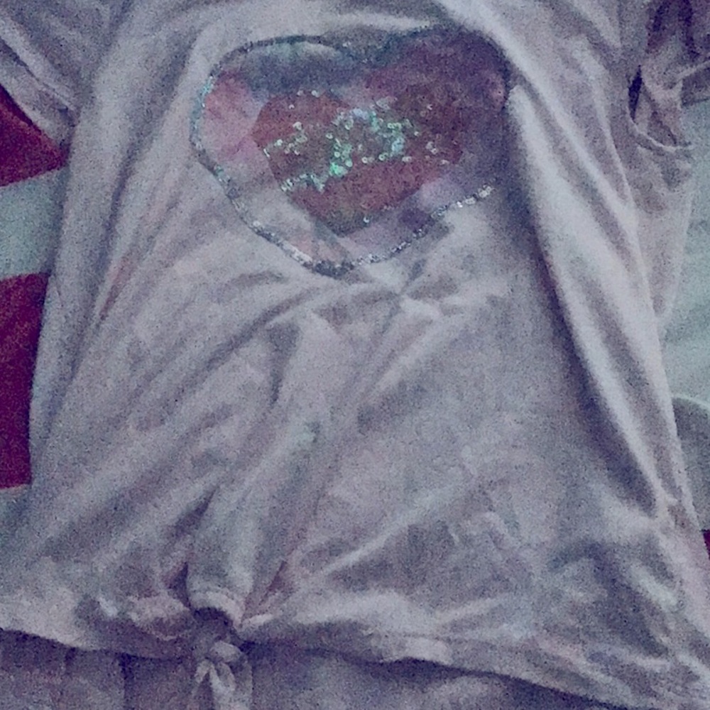 Kids heart t-shirt 10-12 size